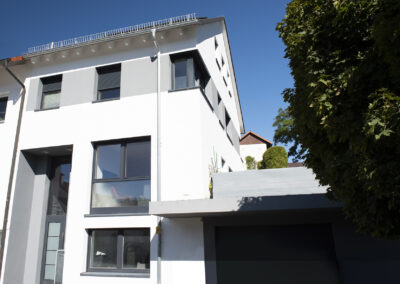 Doppelhaus in Aidlingen, geplant von der Architektin und Geschäftsführerin der Steegmüller Wohnbau GmbH