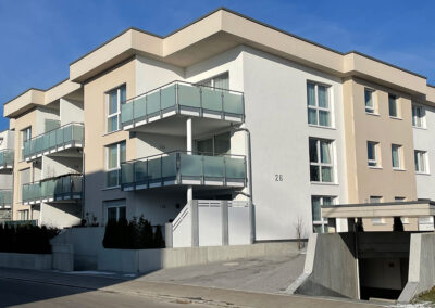 12-Familienhaus im Anna Reich Weg in Sindelfingen, gebaut von Steegmüller Wohnbau GmbH. Gebaut 2018.